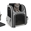Image 5: Dog Or Cat Expandable Mesh Windows Outdoor Carrying Bag