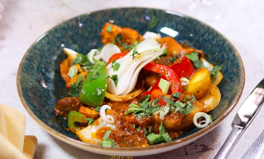 Image 1: Authentic Two-Course Indian Meal with Drinks for Two or Four 