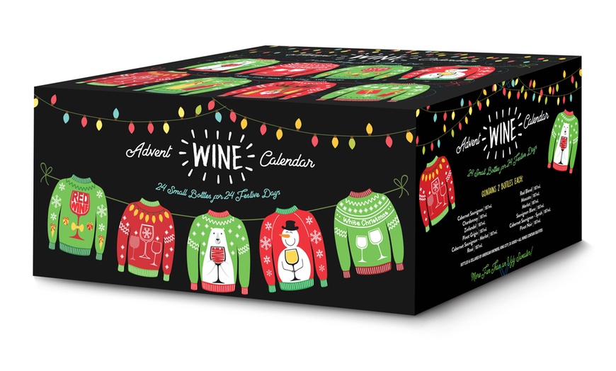 Image 6: The Ultimate Holiday Wine Advent Calendar: 12 or 24 Mini Bottles
