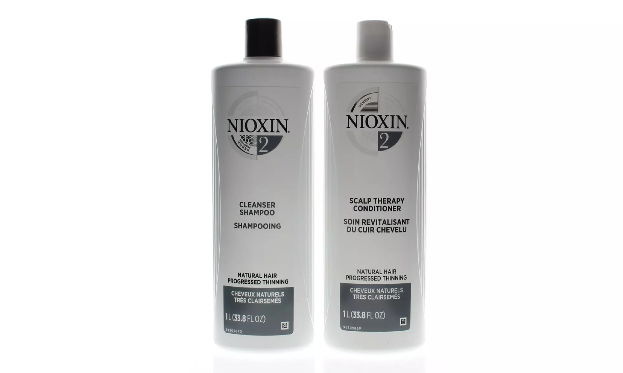 Nioxin Cleanser Shampoo, Scalp Therapy Conditioner, or Liter Duo (33.8oz)