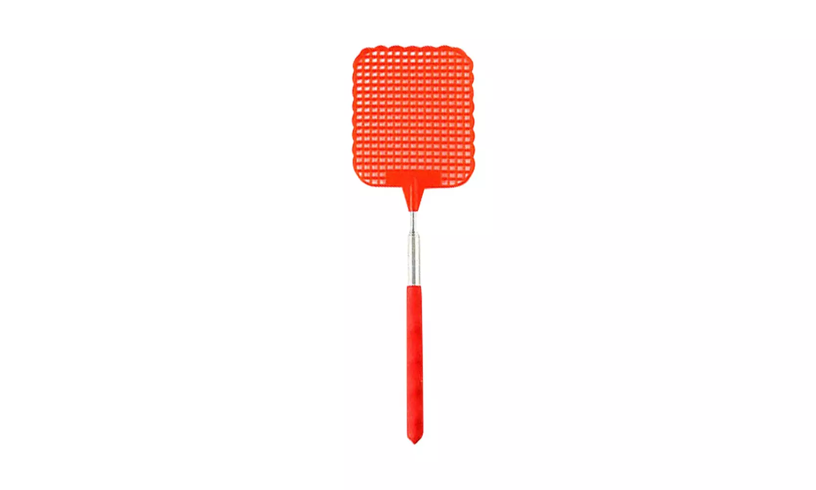 US 5-10 Pc Fly Swatters Extendable Durable Plastic Stainless Handle Bug Mosquito