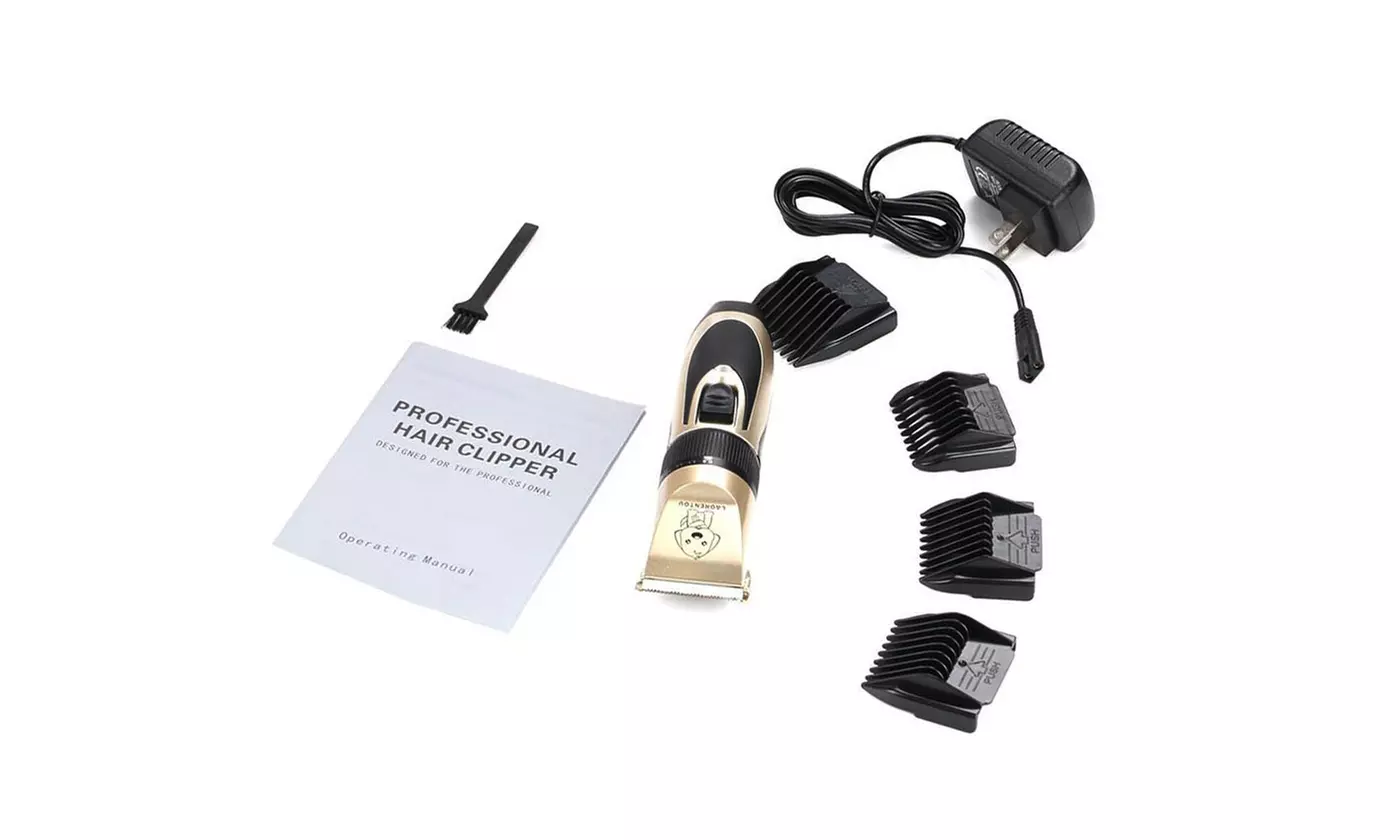 Electric Pet Dog Hair Trimmer Razor Rechargeable Grooming Clippers set