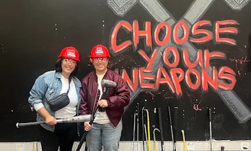 Image 8: Axe Throwing & Smash Room Fun - San Francisco Bay Area