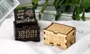 Birthday Gift Music Box You Are My Sunshine Engraved Hand Crank Wooden Music Box