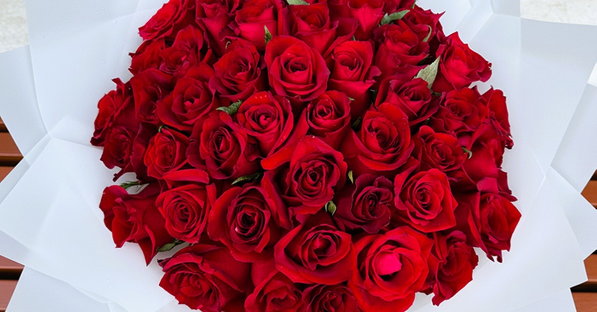 Stunning Choice Of 12,18, 24, 50 Or 100 Rose Bouquets In Your Favorite Color Stunning Choice Of 12,18, 24, 50 Or 100 Rose Bouquets In Your Favorite Color