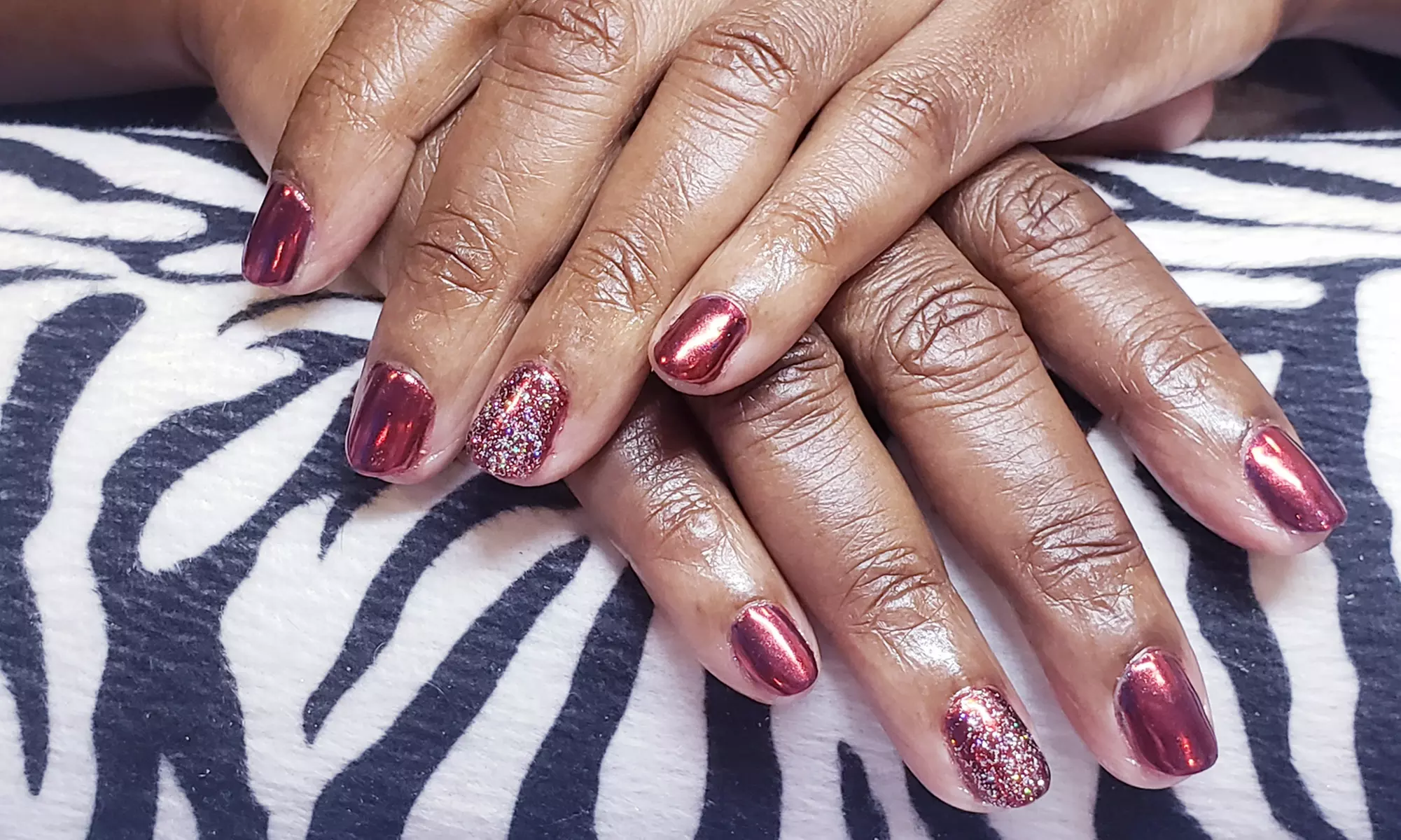 Glossy Sculpted Builder Gel Manicures