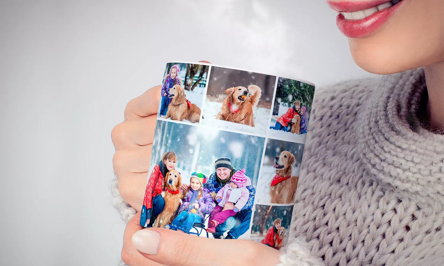 Fototasse mit Foto-Collage