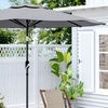 Image 1: 3M Rotating Parasol with UV Protection; Adjustable and Stylish Design