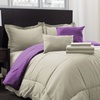 Image 6: Hotel New York Reversible Solid Comforter Set (8- or 10-Piece)