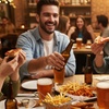 Image 1: Italian Chicken or Wood-Fired Pizza Feast with Entree & Beers