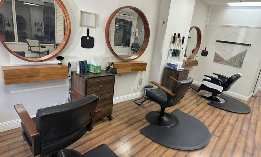 Image 3: Transform Your Look with Haircut, Highlights, or Balayage Services