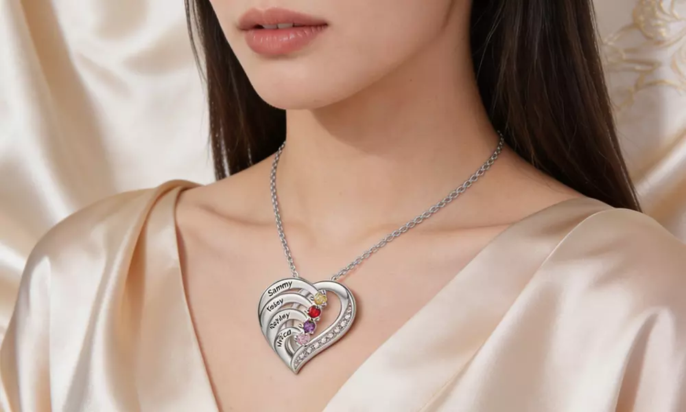 Custom Mother's Day Necklace or Bracelet with Multiple Options