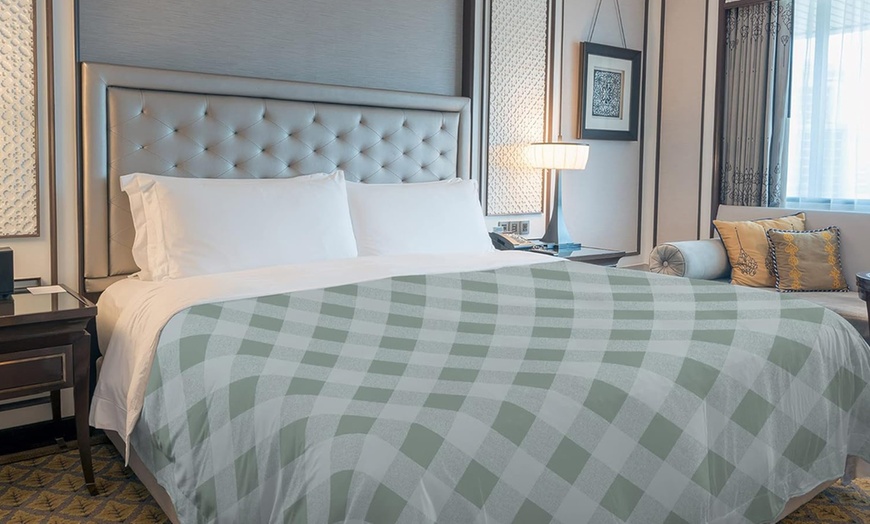 Image 14: Couette d'été en 100 % coton piqué doux