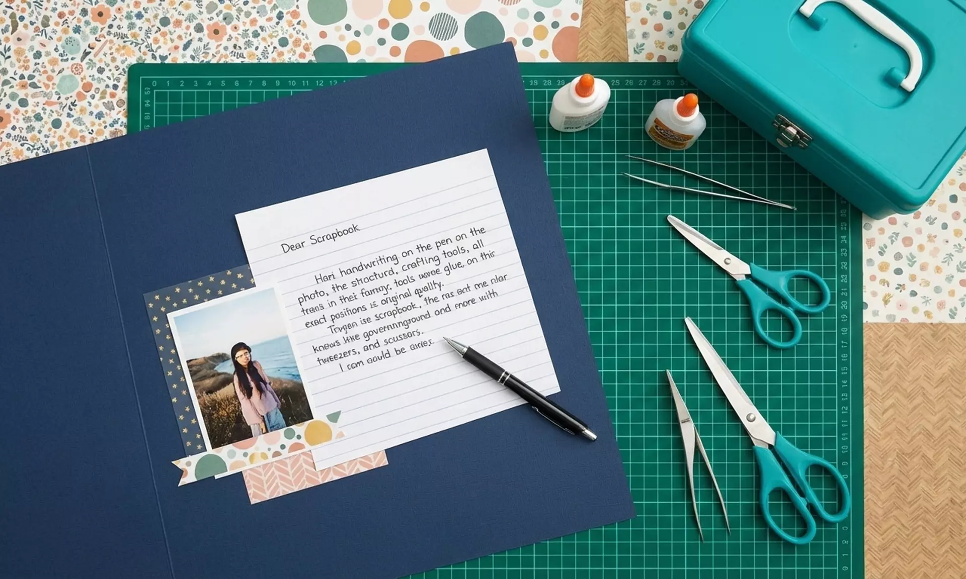 Taller de Papelería creativa (scrapbooking) con bebida y picoteo