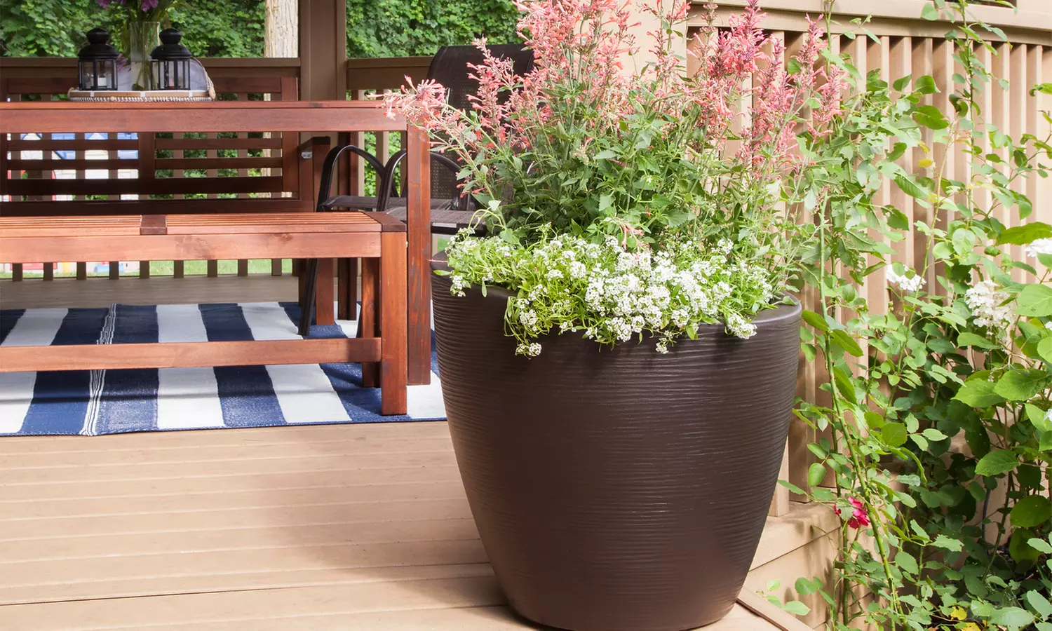 Mayne Modesto Patio Planters (Multiple Options Available) - Primary Image