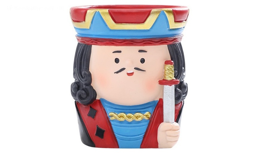Image 5: One or Three Poker Character Flower Pots