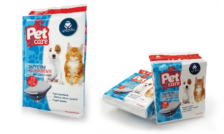 Fino a 100 tappetini assorbenti per animali