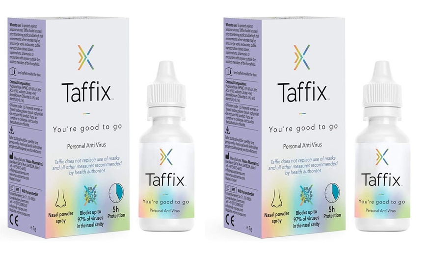 Image 3: 1, 2 o 3 Taffix Nasal Cavity Protection anti virus