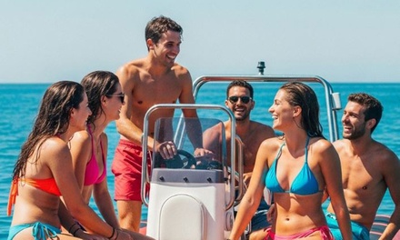 Medio día: alquiler de embarcación para hasta 10 personas durante 4 horas, requiere titulación - Norautic Alquiler de Barco en Alicante