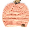 Image 26: Cheveux Corp. Women's Solid Classic CC Beanie