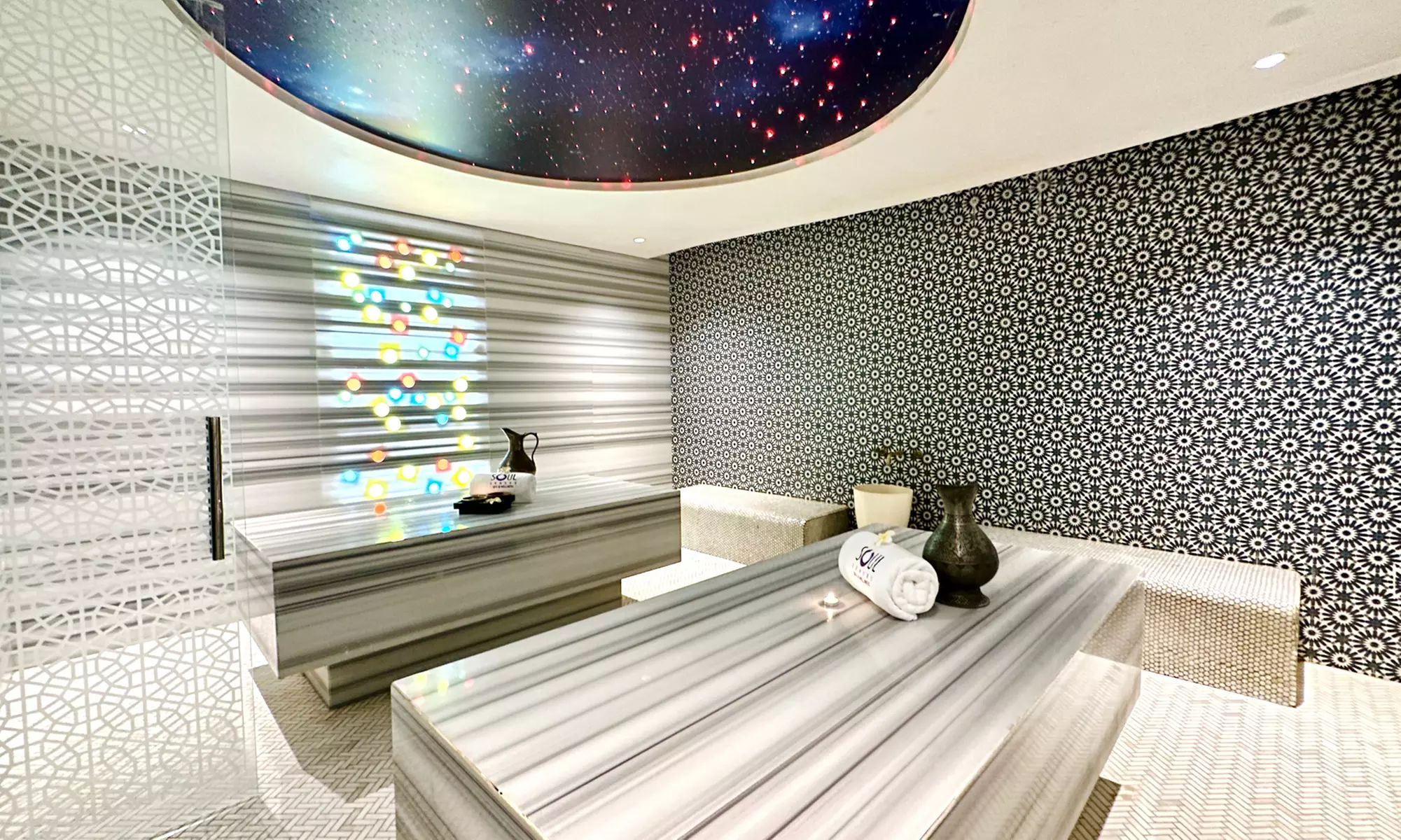 60-Minute Luxury Moroccan Bath w/ Fresh Cut Fruits & Juice for 1 or 2