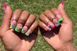 Enhance Look w/ Acrylic Full Set with Optional Gel Pedicure / Gel Mani & Pedi at Knaujzas Knails (Up to 30% Off) - Second Medium