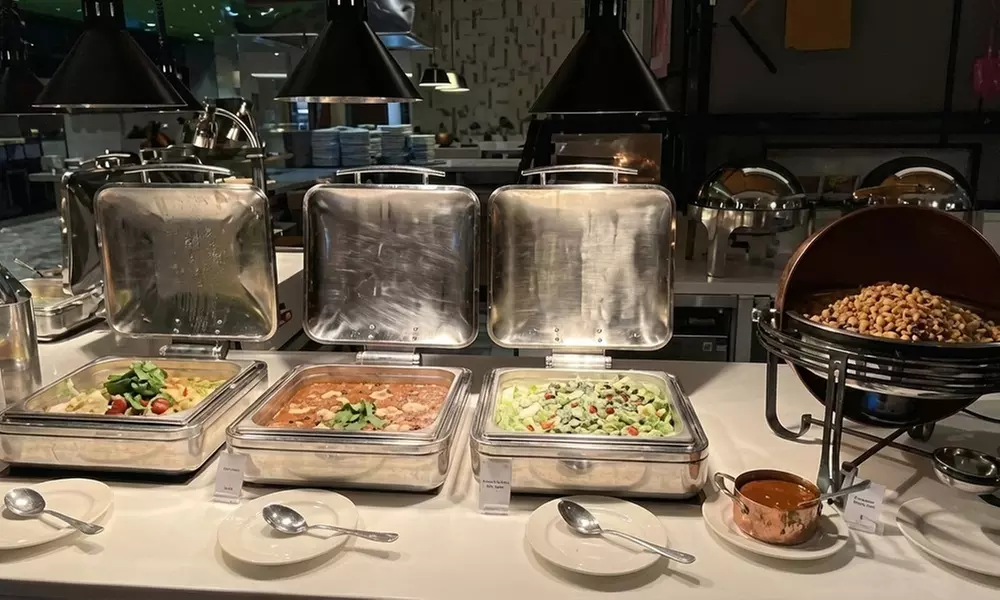 Breakfast Buffet + Free-Flowing Juices for 1, 2 or 4 Adults or 1 Child