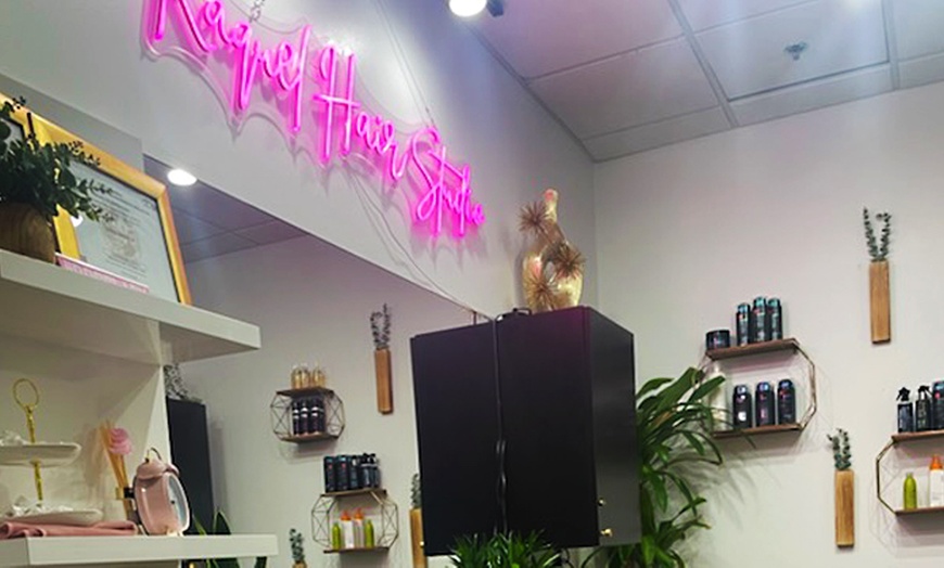 Image 1: Haircut with Optional Keratin or Hair Botox Treatment at Hair by Raquel (Up to 42% Off)