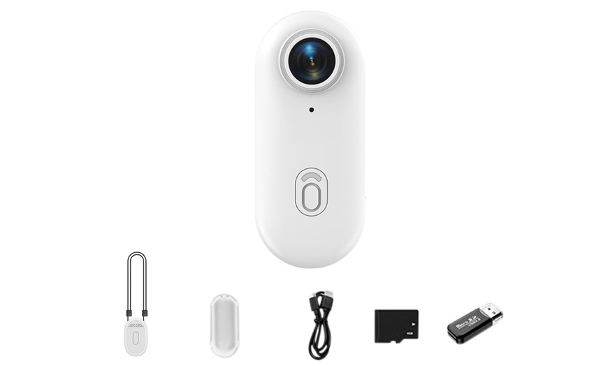 Image 10: 4K Thumb Action Camera with Rotating Spring Clip