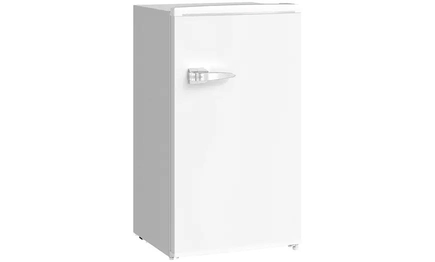 Image 2: Homcom Under Counter Fridge 85L Small Retro Refrigerator