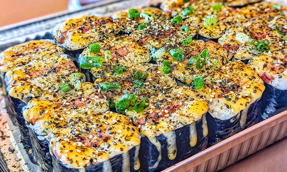 Savor 2 Spam Musubis and Enjoy 2 Signature Drinks Choices