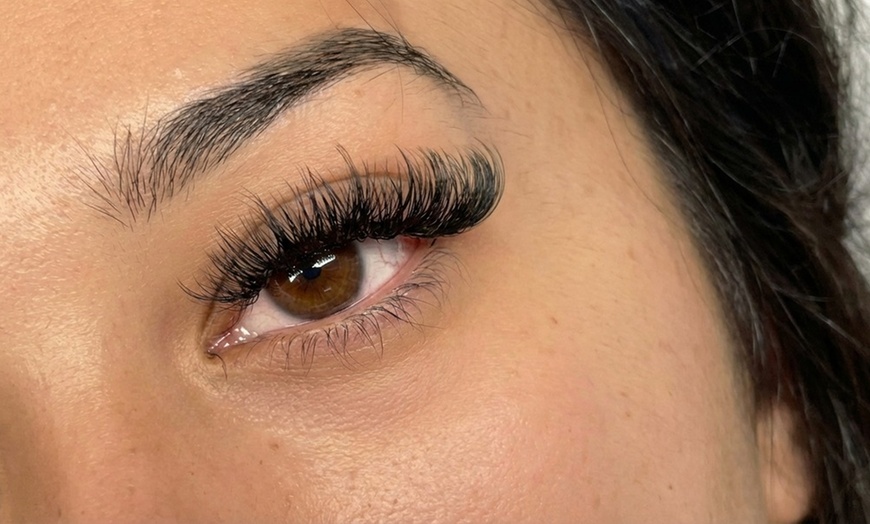 Image 5: Full Set of Volume, Hybrid Lash Extensions, or Foreign Fill (ANY SET)
