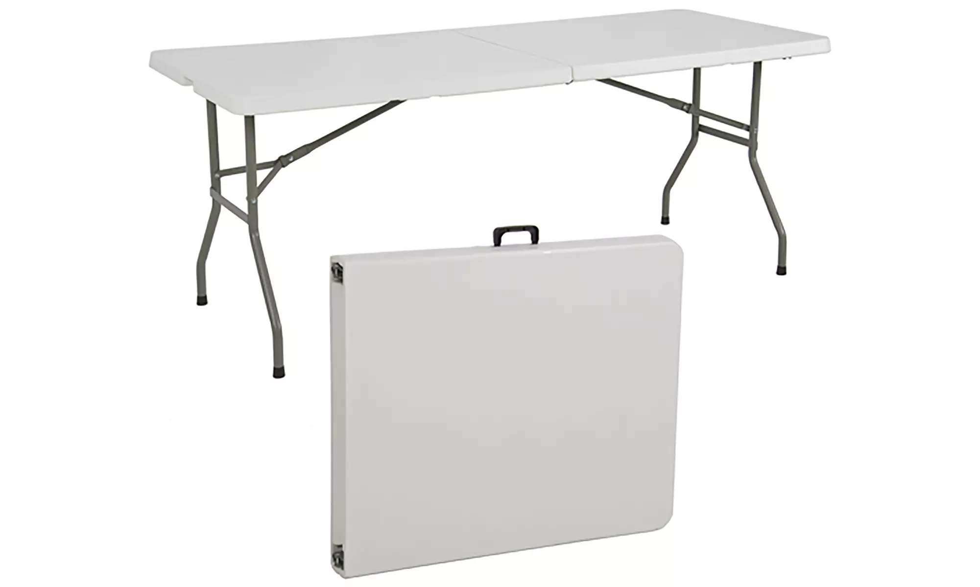 Tavolo pieghevole a valigetta in resina e metallo Zendea - Image 3