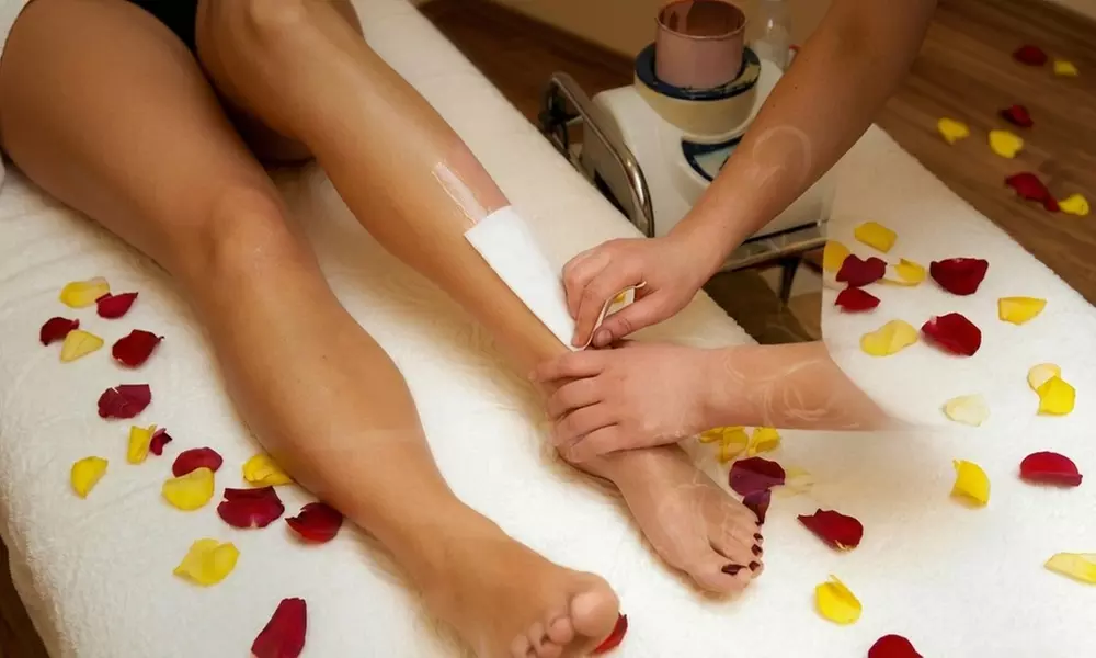 One Full Leg, One Half Leg And Brazilian Waxing