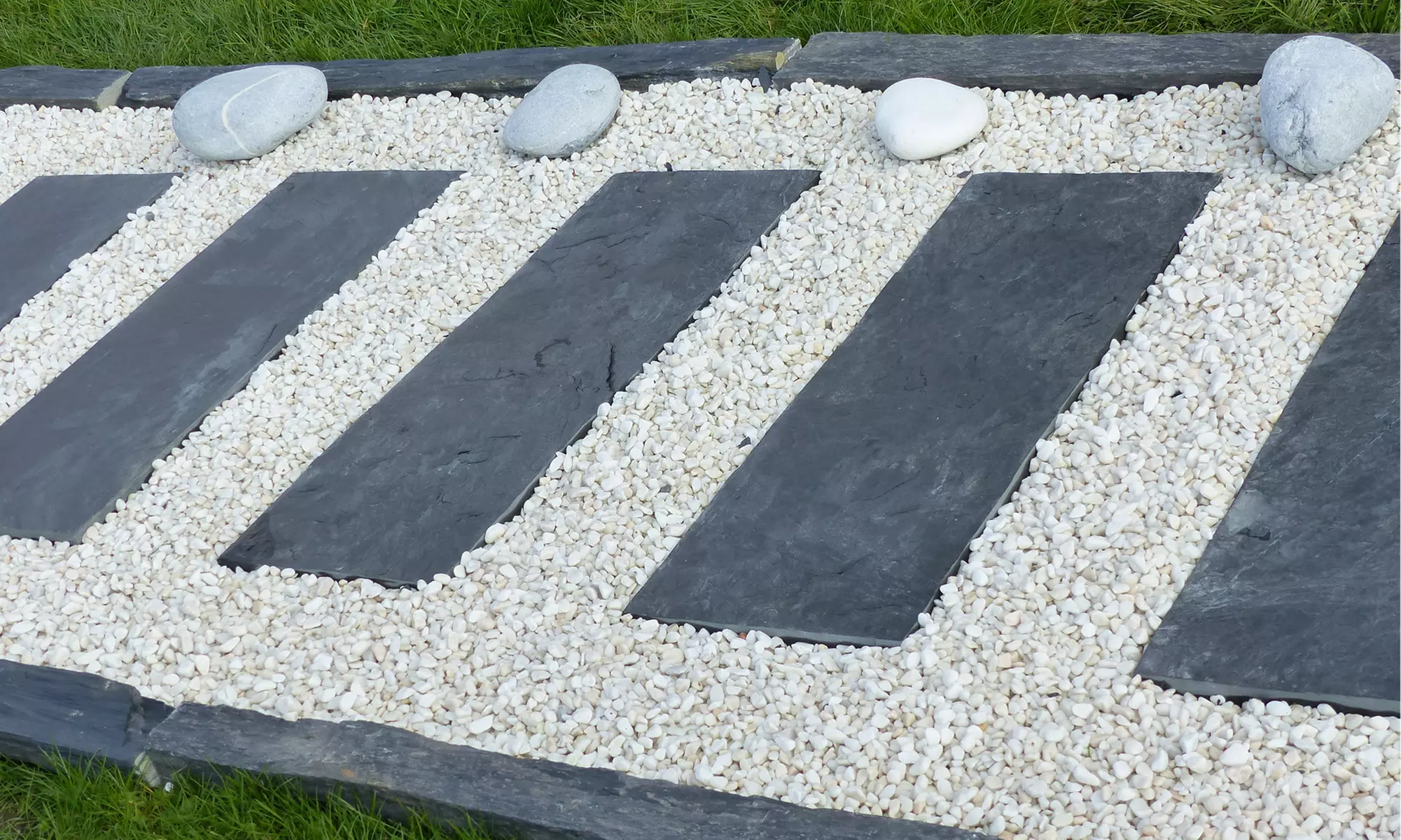 Lot d'ardoise d'extérieur rectangulaires de 60 x 30 cm