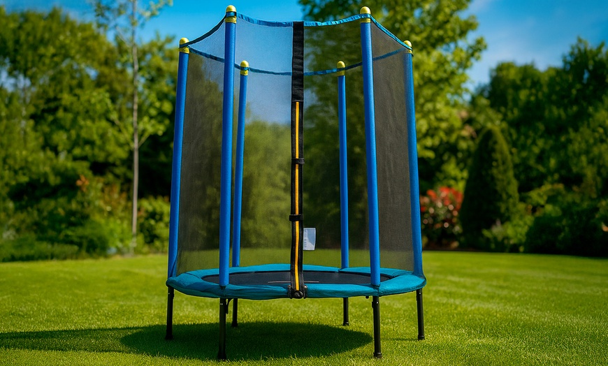 Image 5: Innovagoods Kindertrampolin mit Sicherheitsnetz