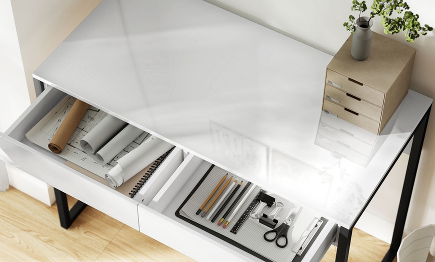 Image 6: HomCom Desk Selection: Stylish, Functional Workspace Solutions