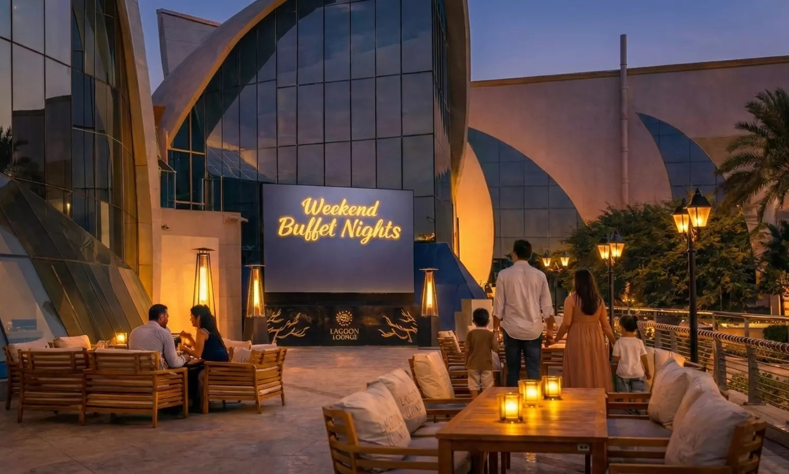 Weekend Dinner Buffet with Live BBQ, Entertainment & Kids' Activities