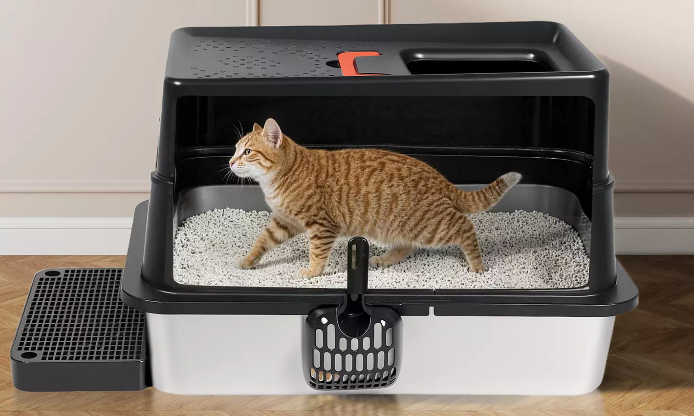 Skylos Stainless Steel Cat Litter Boxes
