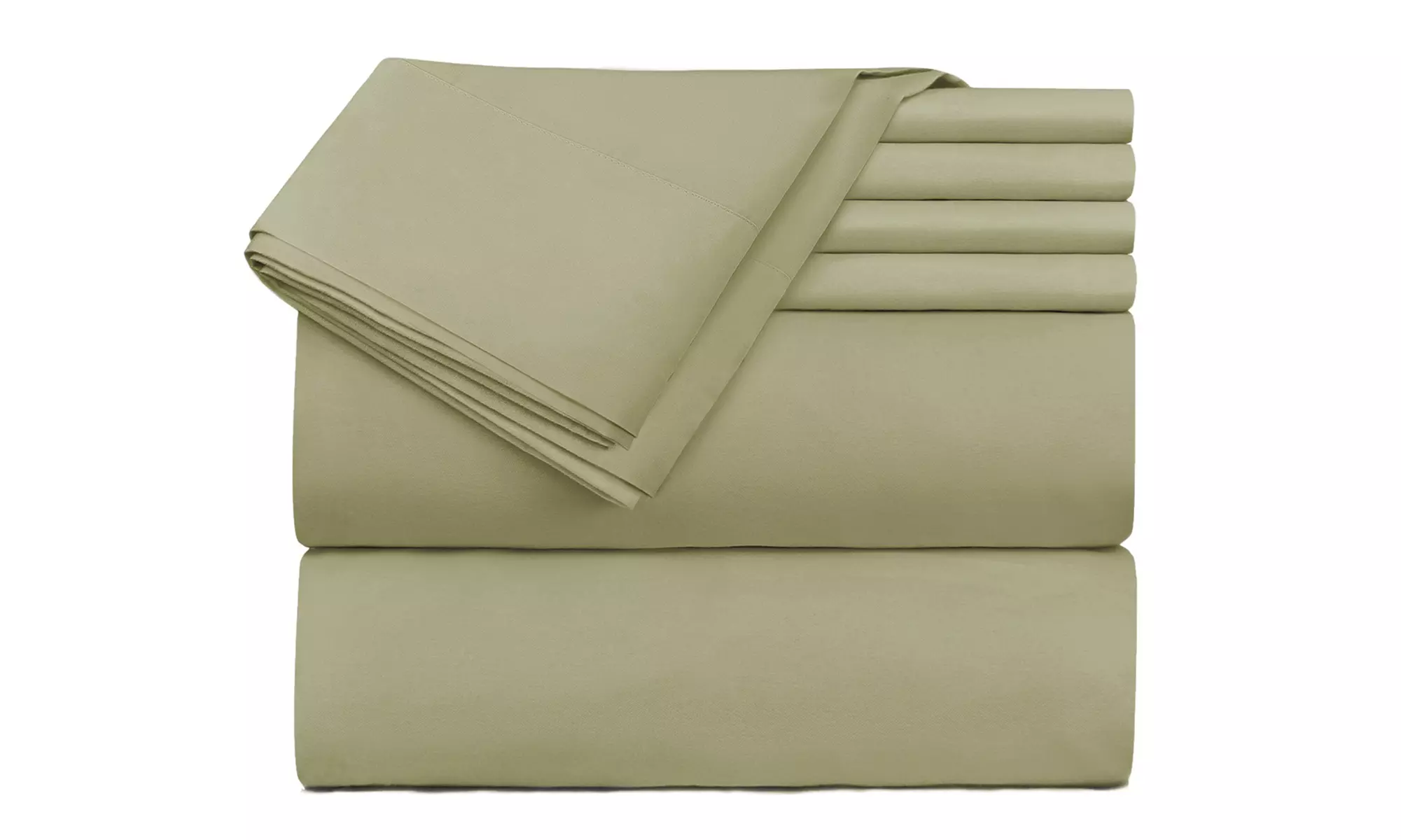 Nestl 7 Piece Split King Bed Sheet Set - Extra Deep Pocket Split King Sheet Set