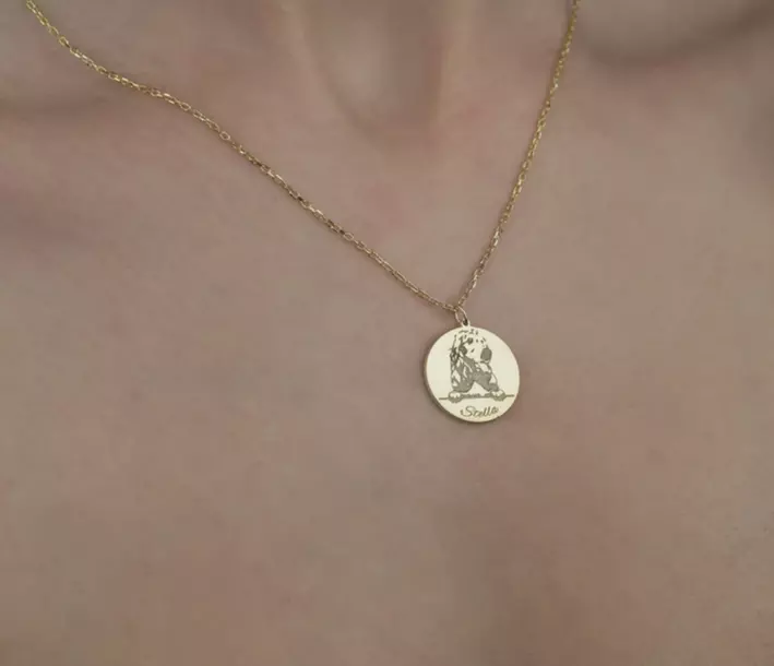 Custom Pet Jewelry: Paw Print & Portrait Necklaces & Earrings