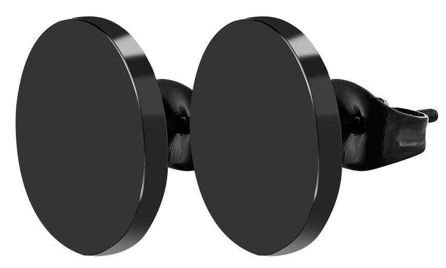 Image 44: Akzent Edelstahl-Ohrstecker für Damen