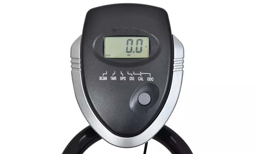 Image 11: HomCom Indoor Exercise Bike for Spin Classes or Low Impact Exercise