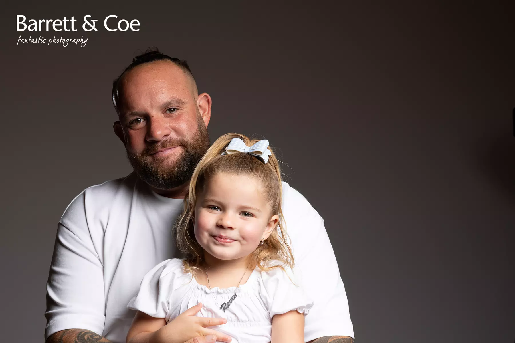 Father & Kids Photoshoot I 8'' x 6'' Print I Barrett & Coe Studios