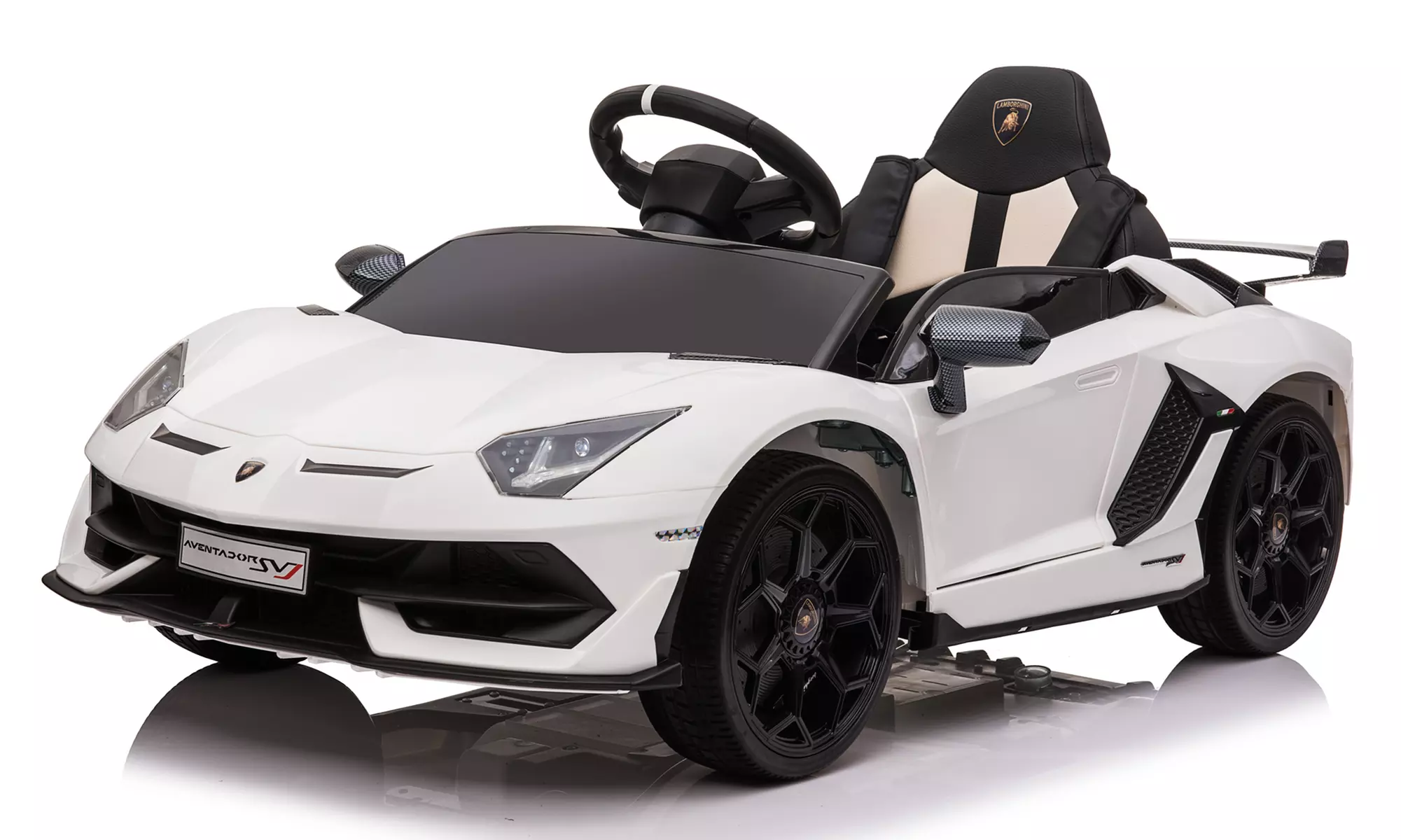 Lamborghini Aventador électrique 12V, design fidèle avec contrôle à distance d'Injusa - Primary Image