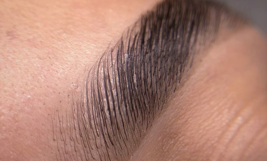Image 2: Perfect Your Eyes: Eyebrow Threading, Waxing, Brow Lamination, & More