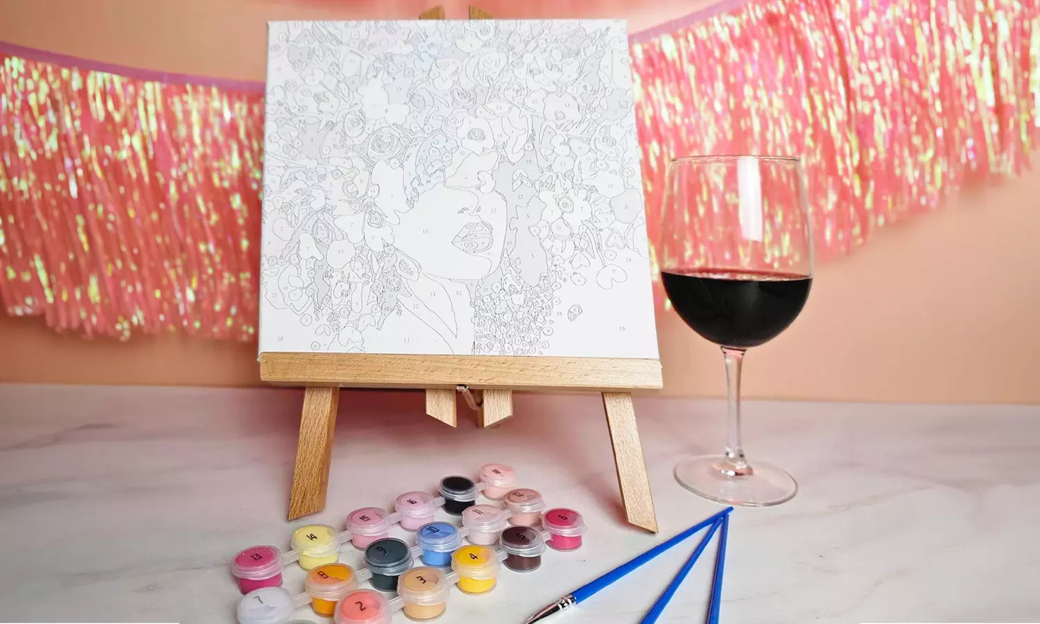 Mother's Day Paint & Wine Gift Set 54% Off from VineOh!