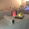 Image 2: Couples Massage LUXURY COMBO—Hot Stones—Back Facial—Infrared Sauna	