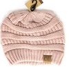 Image 18: Cheveux Corp. Women's Solid Classic CC Beanie