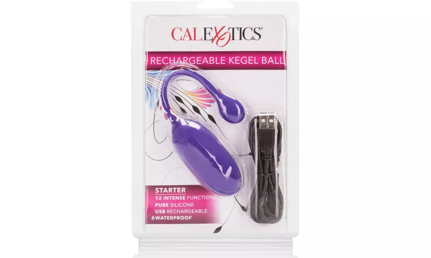 Cal Exotics Rechargeable and Flexible Vibrating Kegel Ball - Second Medium